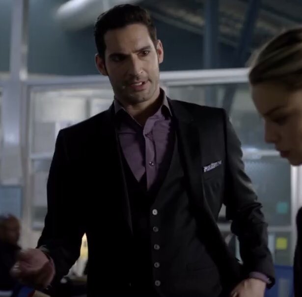 Lucifer’s wardrobe in 2x08 Trip To Stabby Town #Lucifer  