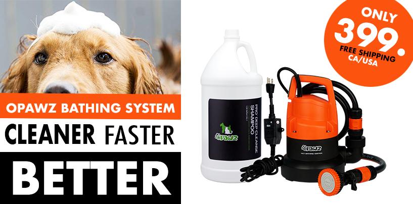 dog grooming bathing system