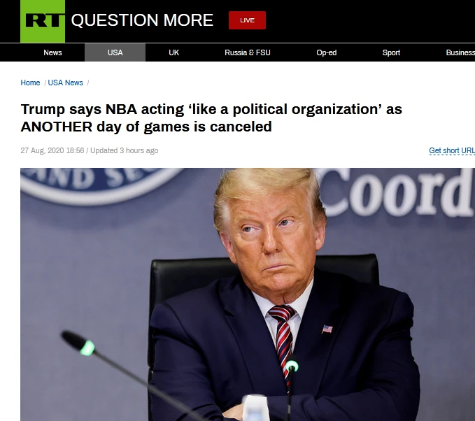 川普炮轟NBA：他們已成為政治組織，而且收視率一直很差，人們都對NBA厭倦了！-黑特籃球-NBA新聞影音圖片分享社區