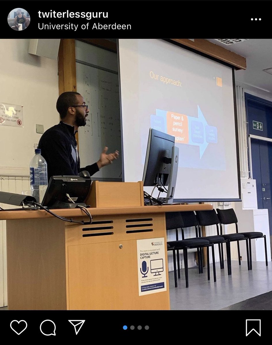 CazembeKennedy's tweet photo. #BiEThrowback #BiCThrowback Me actually presenting that research at the University of Aberdeen 😄😄

#PhDLife #AcademicTwitter https://t.co/V1k7I5Zbf0