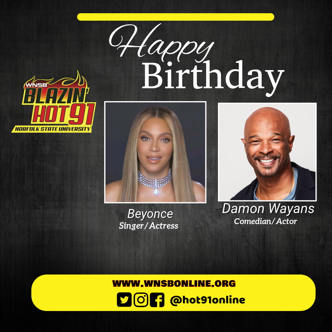 Happy Blazin\ Hot birthday to Beyonce & Damon Wayans    
