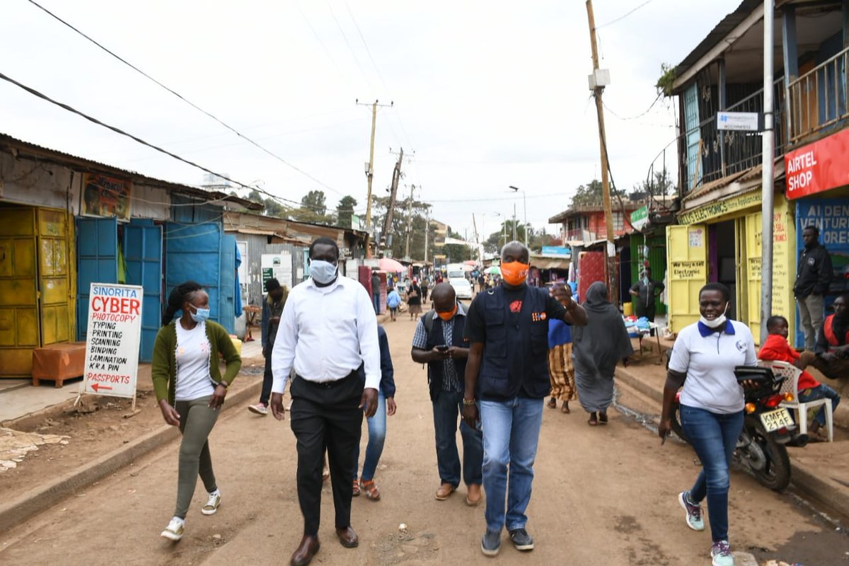 OlajideDemola's tweet photo. Up and about in Kibera, one sees the challenges just as one feels the indomitable energy. Communities must be supported to evolve and own adaptable solutions! #unbroken #notforuswithoutus https://t.co/30MPkeAddy