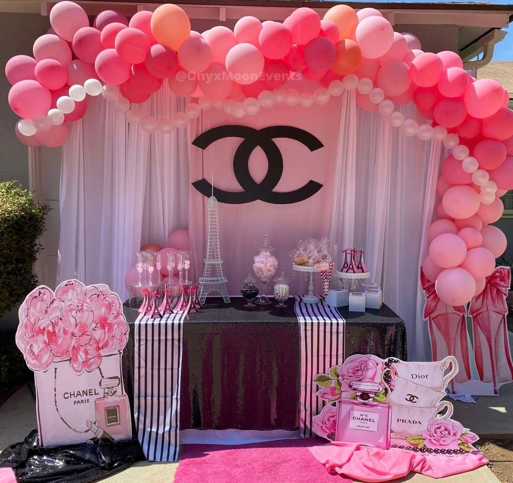 Customized Chanel Party Decor  Unforgettable Invites  More