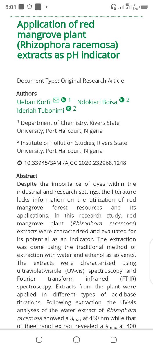 Korfii Uebari MCSN, AMRSC, MRSTMH, MBS, MNSBMB tweet media