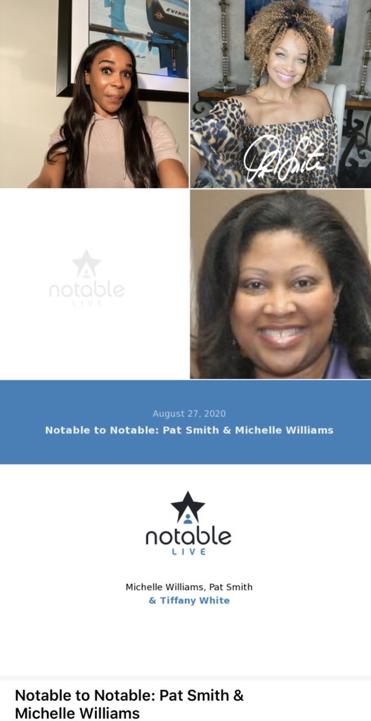 TiffHolmesWhite's tweet photo. AMAZING evening full of faith, family, and fun with @PatSmithTY & @RealMichelleW on @notable_live ! Can’t wait to register for retreat at Living Water Ministry! Blessings to these Women for their incredible hearts!❣️ https://t.co/qkuj1t7gog