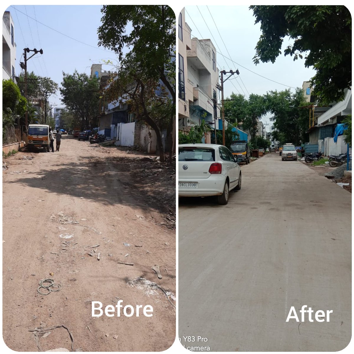 AE_Gachibowli (@ae_gachibowli) on Twitter photo Newly laid CC road at Rajiv Gandhi nagar ward no 120 Balanagar kukatpally circle 24 @zckukatpally <a href="/DC_Kukatpally/">Dy. Commissioner Kukatpally</a> <a href="/SEKPZGHMC/">Supdt Engineer Kukatpally Zone</a> <a href="/CEMaint_GHMC/">CE Maintenance GHMC</a> <a href="/KandooriA/">Kandoori Narender Acharya</a> <a href="/bonthurammohan/">Dr. Bonthu Rammohan</a> <a href="/Ae12113/">Ae_Kukatpally</a> <a href="/DyeeC24/">Dyee_Circle24</a> Newly laid CC road at Rajiv Gandhi nagar ward no 120 Balanagar kukatpally circle 24 @zckukatpally <a href="/DC_Kukatpally/">Dy. Commissioner Kukatpally</a> <a href="/SEKPZGHMC/">Supdt Engineer Kukatpally Zone</a> <a href="/CEMaint_GHMC/">CE Maintenance GHMC</a> <a href="/KandooriA/">Kandoori Narender Acharya</a> <a href="/bonthurammohan/">Dr. Bonthu Rammohan</a> <a href="/Ae12113/">Ae_Kukatpally</a> <a href="/DyeeC24/">Dyee_Circle24</a>