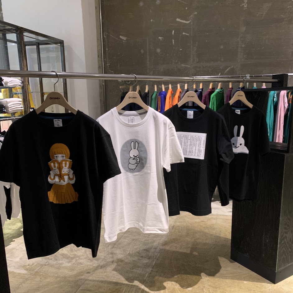 Cune Cune 原宿 明日8月29日から直営店限定で部活動tシャツが入荷します 9月は各週文化部 10月に運動部が入荷予定です 第1週目は文芸部 4柄です もちろん文芸部以外の方も着て大丈夫です 部活動tシャツは 下北沢のお店にも入荷します T