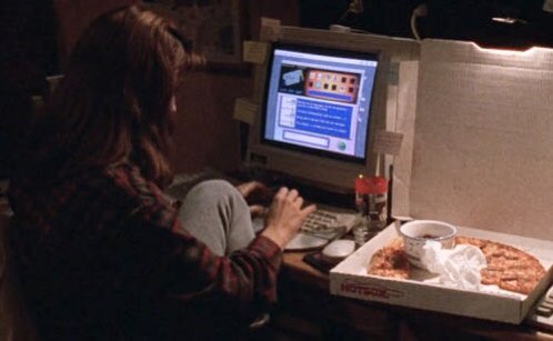 VaderJaws's tweet image. 🎞 #Bales2020FilmChallenge🍿

🗓2️⃣8️⃣: 
Computer Mouse seen in Movie🖱

🎥: #TheNet (1995) 🖥

🗣: We&apos;re sitting on the most perfect beach in the world, and all we can think about is... 🏝
🗣: &quot;Where I can hook up my modem?&quot; 📲
🗣: Yeah, exactly. 💻