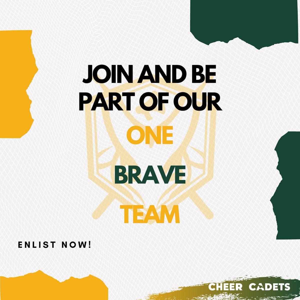 FEUCheerCadets's tweet photo. Are you brave enough to cheer your hearts out for your fellow Baby Tams?

JOIN OUR GROWING TEAM! 🔰

Enlist now at:
https://t.co/pSirFV8Q3G https://t.co/iO2B602ZJx