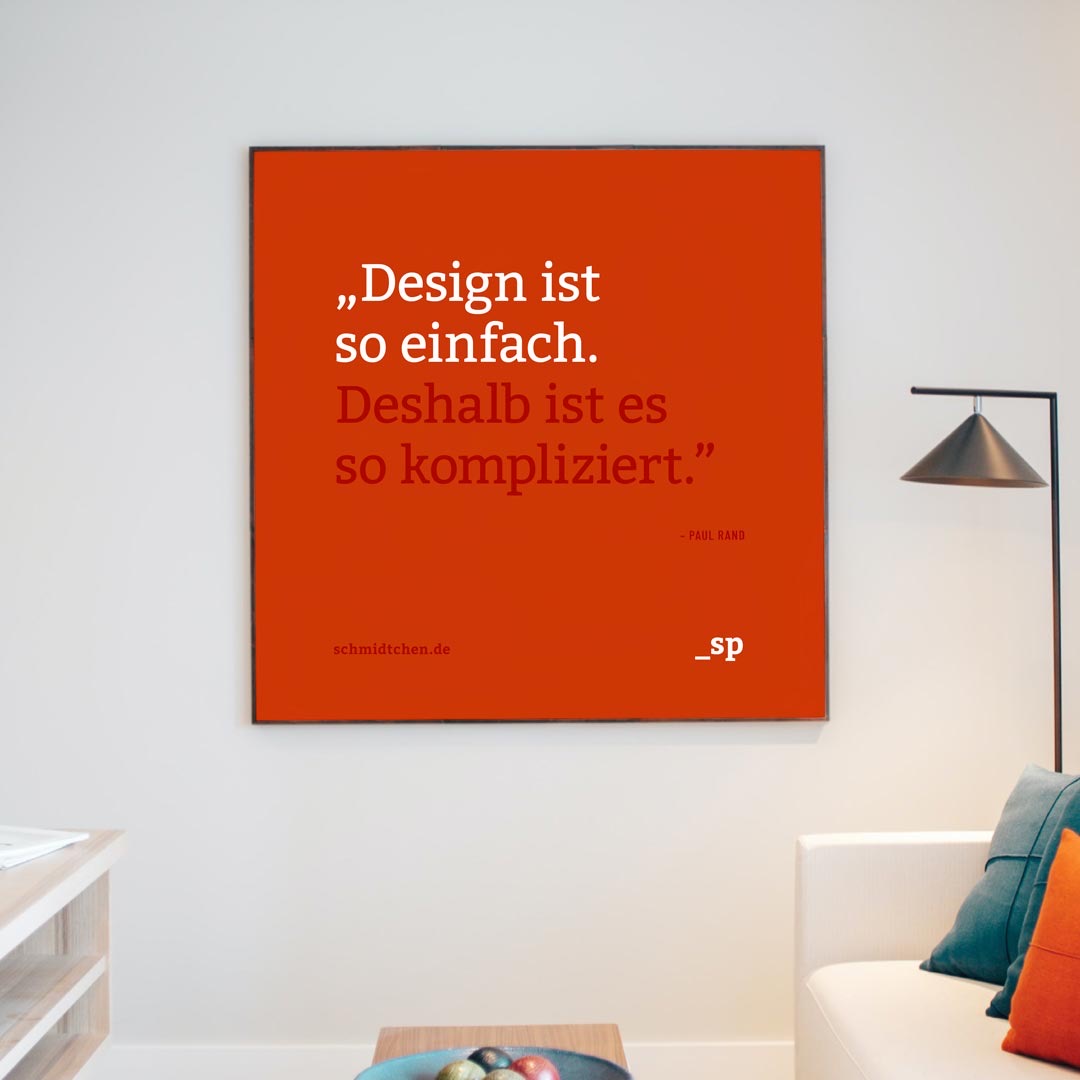 Zum Wochenende: Zitat des bekannten US-amerikanischen Grafikdesigners Paul Rand, der vor allem für seine Unternehmenslogos (IBM, UPS, Next, abc) berühmt wurde.
<a href="/schmidtcheninfo/">schmidtchen&partner</a>  #schmidtchenundpartner #schmidtcheninfo #schmidtchen  #marketing #designzitate #paulrand