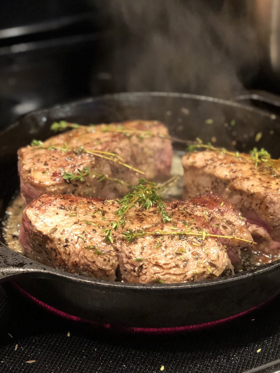 LarryJackNew's tweet photo. These Tuscan style filets were tasty! https://t.co/x8sChrXigd