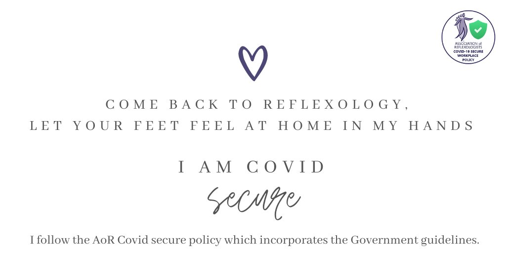 AoR_Reflexology's tweet photo. Come back to reflexology, let your feet feel at home in my hands π If you are a current AoR member please feel free to share #aormember #covidsecure #homeofreflexology #wearereflexology #aor #associationofreflexologists https://t.co/ILPe9mv6cu