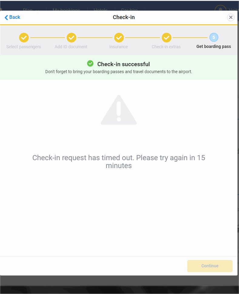 KentJournalist's tweet photo. @Ryanair I am unable to get my boarding passes. I keep getting this message. It happened yesterday and now today. No reply from your bot for over an hour. Reservation number U4IQ9S. Need to get boarding passes today if possible. https://t.co/JsVEMGJTGH