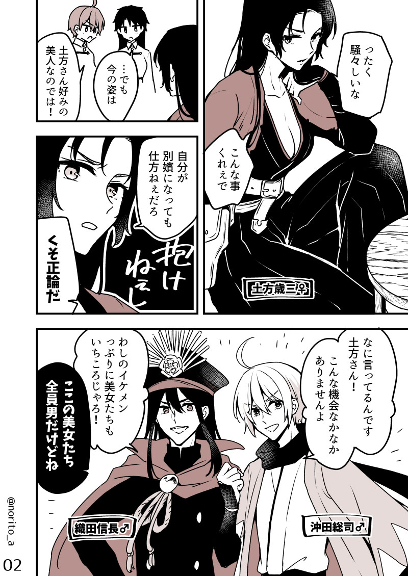 カルデア性転換漫画その6です。
前のを読んでなくても何の問題もない。
#FGO 