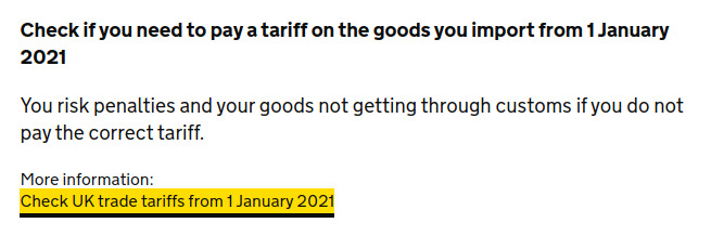 003 : Because I import from the EU and export to the EU I will have to pay tariffs on both logistical pathways. I still do not know with clarity what those tariffs will be. I have had to employ a specialist advisor to help with this.