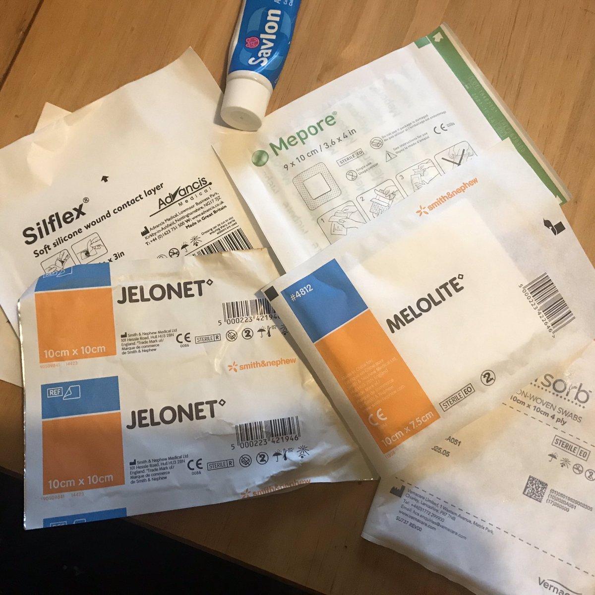 Thanks med school, for teaching me bugger-all about dressings, but making me learn every stage of the Krebs cycle (obviously critical for clinical practice).My dressing knowledge consists of:- big vs small- holey vs not holey- sticky vs not stickyThe rest is gobbledygook