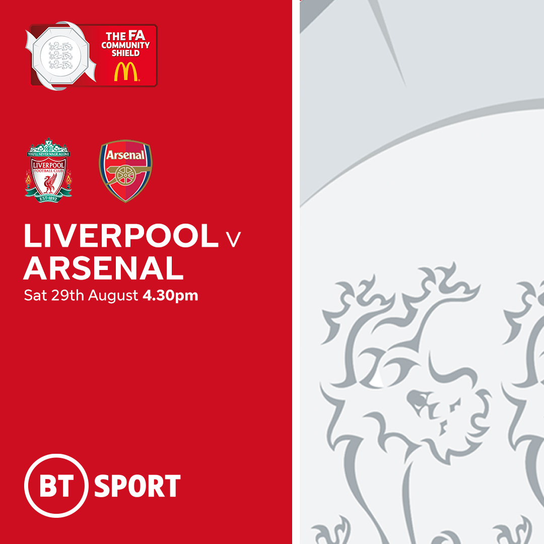 Liverpool 🔴 V Arsenal 🔴

FA Community Shield - Saturday 29th August - KO 4.30 pm

FA Cup holders Arsenal take on Premier League champions Liverpool in the traditional curtain raiser to the new season!

Head to your local <a href="/mypubgreencard/">Green Card</a> for the LIVE match coverage on BT Sport