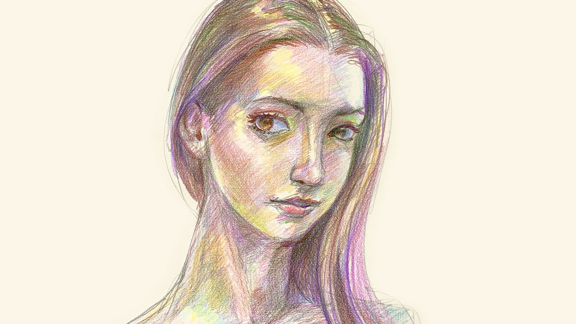 シロ46 色鉛筆画 イラスト 髪の長い女性 メイキング を公開しました T Co R2bkn0eylj 色鉛筆で描いたアナログイラストのメイキングです リアルタッチの描き方 塗り方のコツなど 絵に興味ある方は ぜひチャンネル
