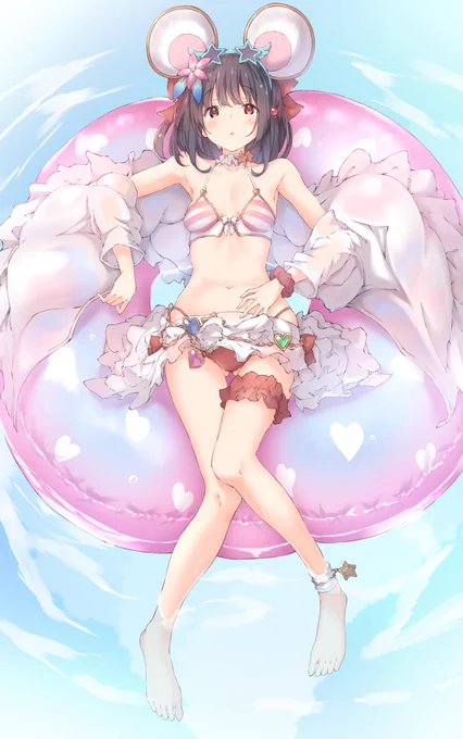 ビカラon浮輪 