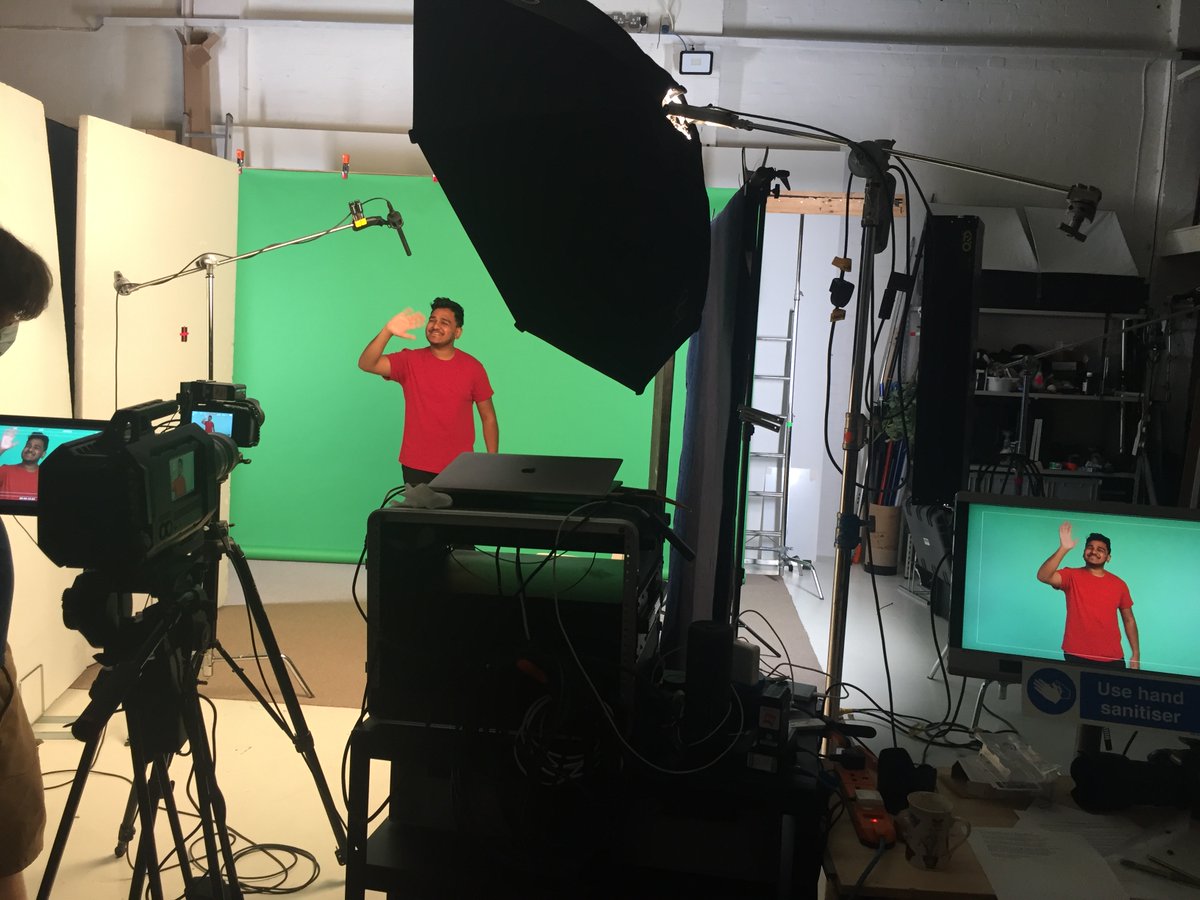 school_poet's tweet photo. Blown away by the energy and talent of the incredible @NadeemRules1 and @ciaranastewart1 yesterday! I'm so excited that they are a part of #anewkindofnormal. Perfect second day of shooting. @HotCoalsTheatre @ace_national #BSL #SSE #Covid19 #schoolsreopeninguk  #poetry #edutwitter https://t.co/e1h8wYWipe