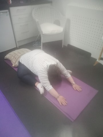 Nicola has been busy baking and doing some yoga stretches!