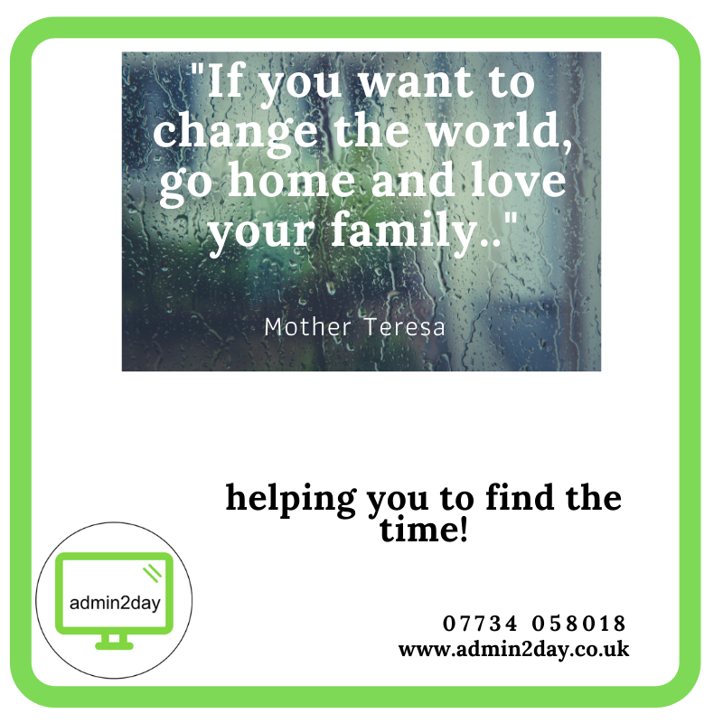 Such wise words - take heed and spend time with those you want to be with