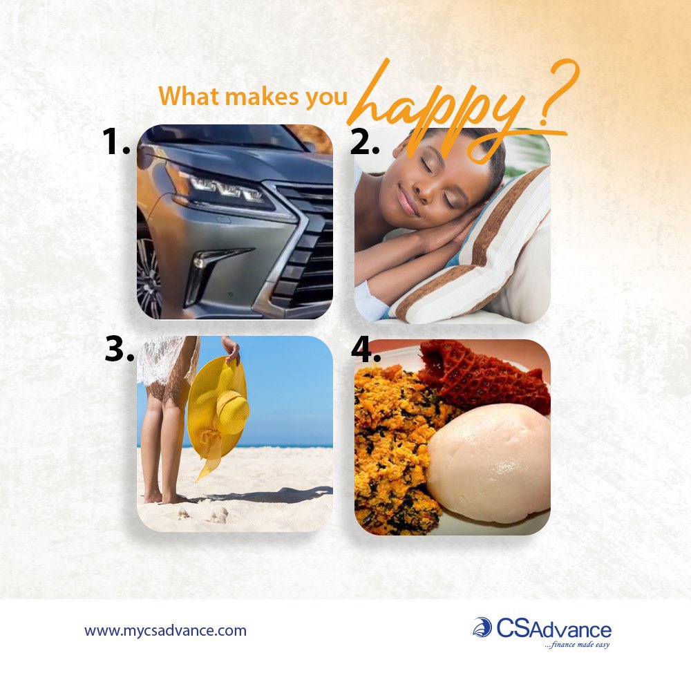 CSAdvanceNG's tweet photo. Share your happy habit with us by leaving a comment.

#fridayvibes #fridayfeeling #csadvance https://t.co/oPu5h1iP7P