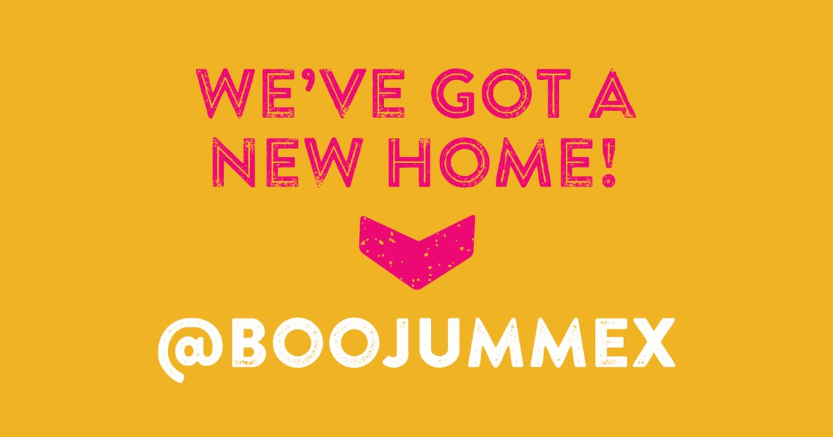 Please be aware, from 1st September all info, updates and customer service enquiries will be through our <a href="/boojummex/">Boojum</a> account only. Follow us now to make sure you don’t miss out.