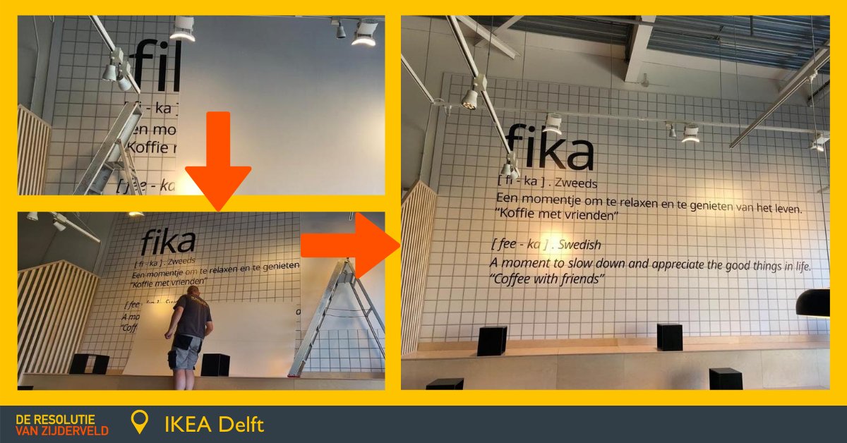 Wij verkopen geen bouwpakketten, zoals @ikeanederland, maar wij komen onze producten ook op locatie bevestigen😉 Zoals deze #forexpanelen in het restaurant van #IKEA Delft. Benieuwd wat we voor jou kunnen doen? Check onze website 👇
resolutie.nl
-
#deresolutie