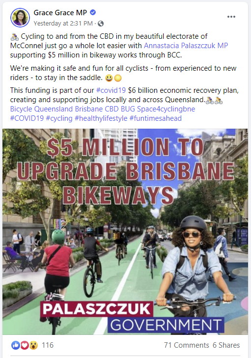 cbdbug's tweet image. If you missed the FB postings by @StirlHinchliffe &amp;amp; @gracextwo yesterday the State Government is providing $5million towards the Citylink Cycleway (ie CBD #minimumgrid).
Great that @MarkBaileyMP and @ryansrumblings are working together on this project.