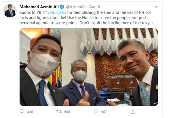 9) Forgetting about collective responsibility with regards to his time as a PH Cabinet Member.Was a staunch defender of  @chedetofficial's position that Msia's total debt exposure was more than RM1 trillion when in PH. Later in PN, said that these were all lies and spin by PH.