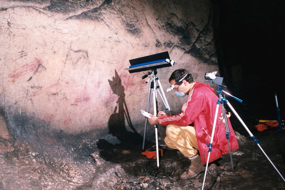 In 1997 Prof. J.L. Sanchidrián (University of Cordoba) published a partially synthesis paper of his work in this cave.  https://www.academia.edu/12068705/Propuesta_de_la_secuencia_figurativa_en_la_cueva_de_la_Pileta_1997_