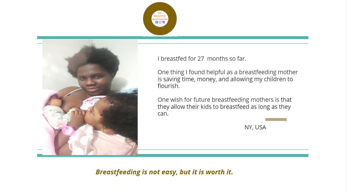 Webreastfed's tweet photo. #Breastfeeding Champions Spotlight #breastmilk #breast #feed #milk #liquidgold #nationalbreastfeedingmonth #health #nutrition #mom #firstfood #blkbfingweek https://t.co/XDoSPz8N3E