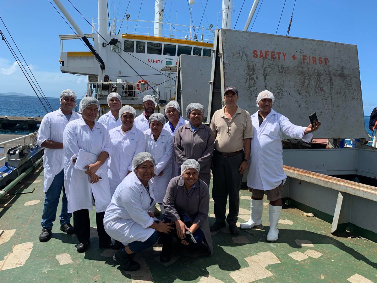 wwfpacific's tweet photo. Stakeholders of Fiji’s tuna industry underwent a three day CATCH Certification &amp; #Traceability training in Levuka facilitated by @FFA in collaboration with WWF’s @MFATNZ funded Fiji Tuna project. #TunaTodayTomorrow https://t.co/C3nHSV26YJ