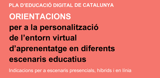 xtec's tweet photo. Els entorns virtuals d’aprenentatge (EVA) són espais de trobada i de comunicació telemàtica on té lloc l’ensenyament i l’aprenentatge. Us oferim orientacions per a la seva personalització. 
https://t.co/vp0LIZpW6D
#centreseducatiusenlínia #centres
#dgircd https://t.co/uTSs38MAtg