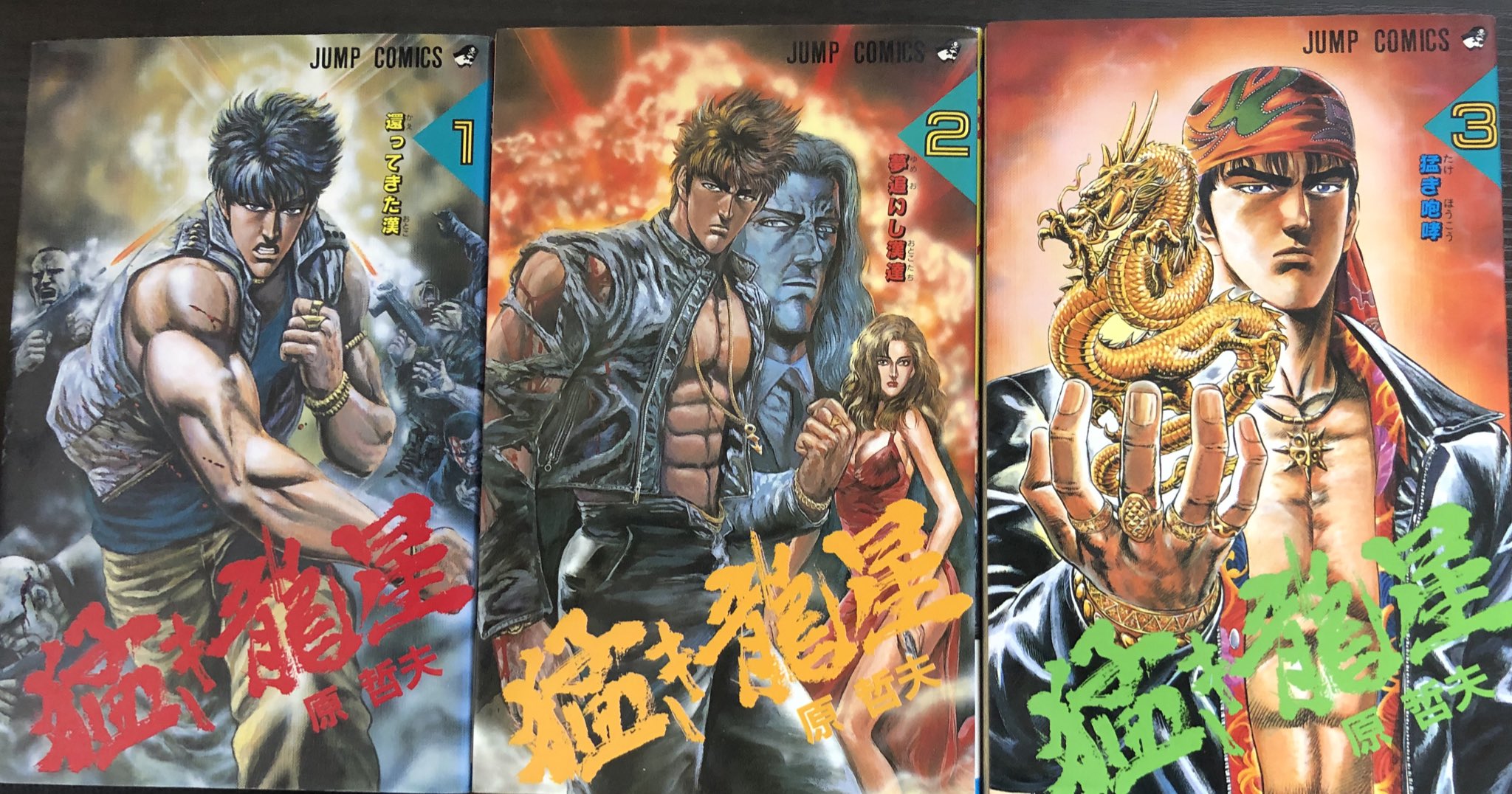 津尾 尋華 ジャンプ打ち切り漫画紹介51 猛き流星 全3巻 原哲夫 1995年 原哲夫版男一匹ガキ大将 男坂 とほぼ同じ理由ではじまり 男坂と同じ経緯で打ち切られますが 男坂と比較してもバトルより漢の器勝負に重きが置かれているため 絵面がひどく地味です
