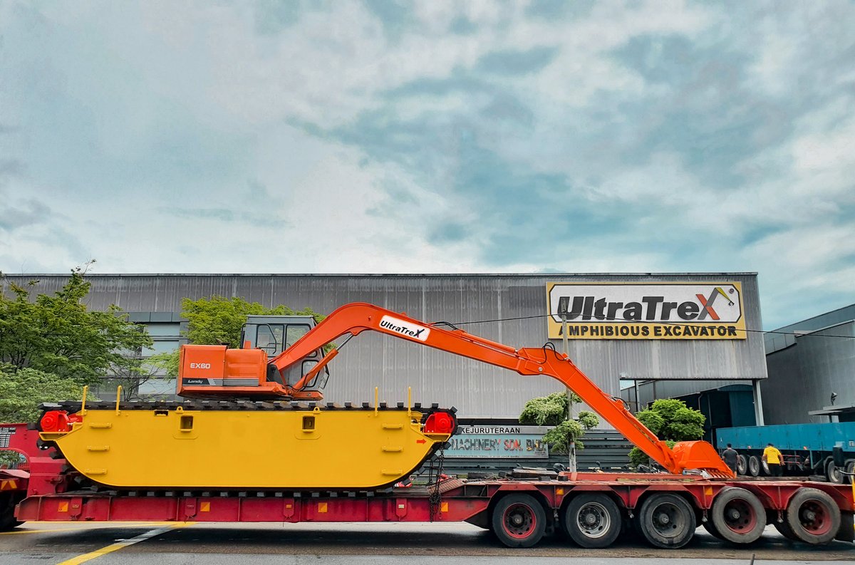 ultratrexgroup's tweet photo. Dream Big, Strive Hard with Ultratrex Amphibious Excavator!

#ultratrex #amphibious #undercarriage #AT90 #heavyequipment #heavymachinery #shallowwater #floatingexcavator #longreachexcavator #swampbuggy https://t.co/By0UChog6J