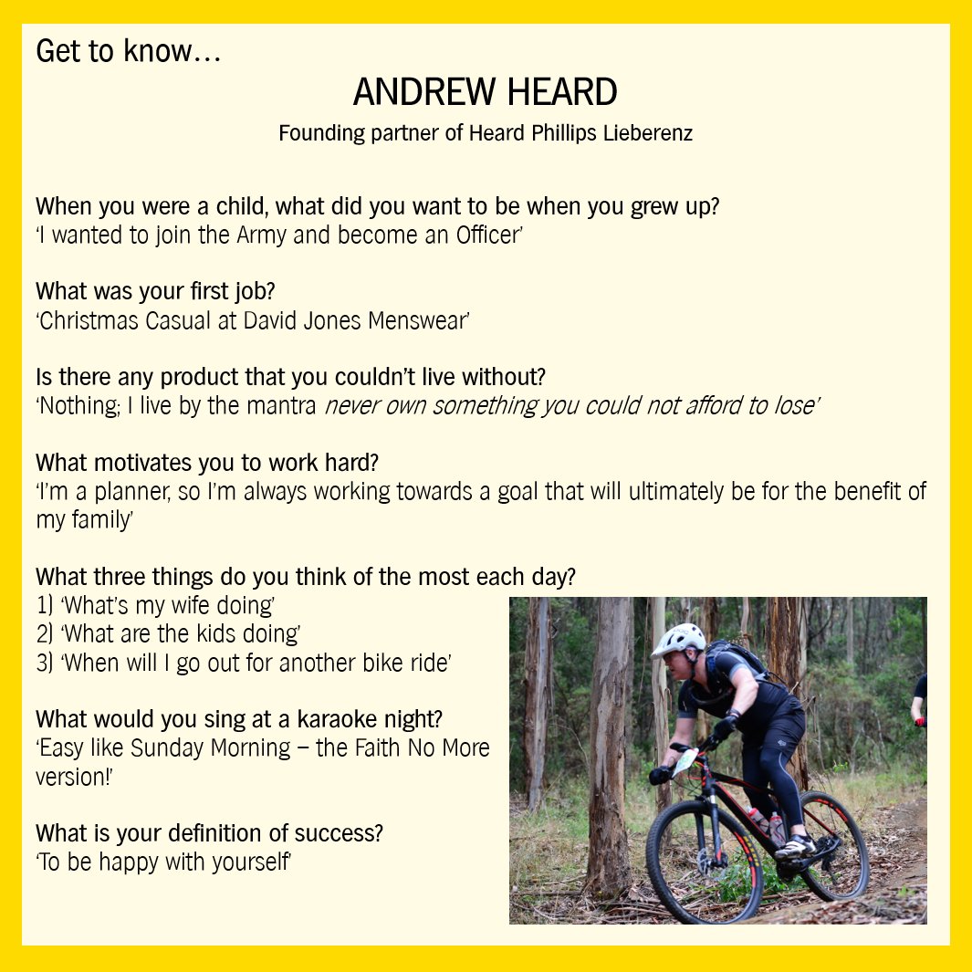 HPL_Advisory's tweet photo. Get to know more about one of our Directors, Andrew Heard. #hpl https://t.co/of24hKjcKZ
