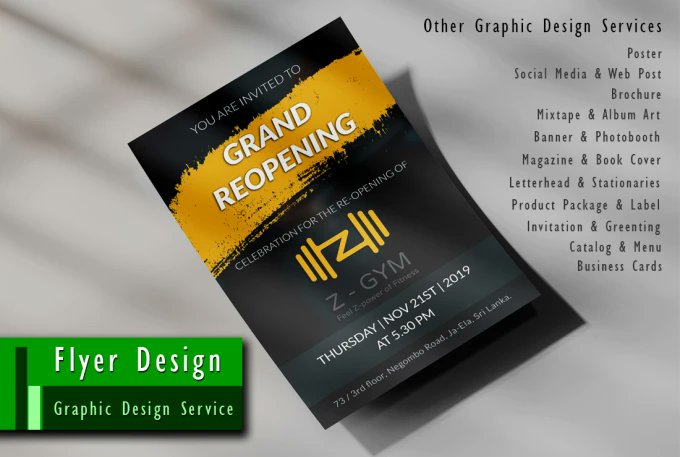 shagvino's tweet image. Create your Professional and Creative Flyer with @vidu_wijethunga 🤩

Take a Look here - bit.ly/3hCuBAo