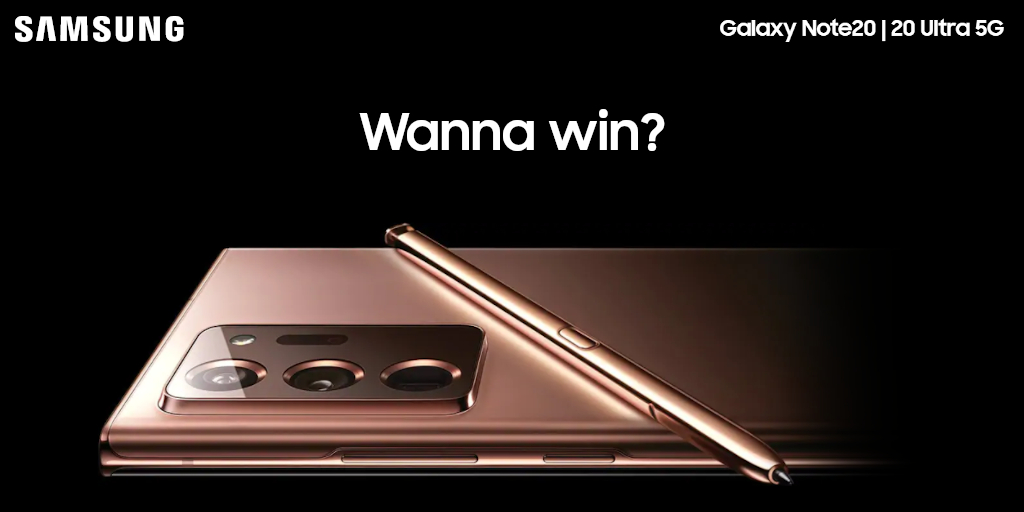 jacarandafm's tweet photo. Today’s the BIG day! You could WIN the impressive @SamsungMobileSA #GalaxyNote20 Ultra 5G valued at over R36 000, on today’s #JacarandaNote20Challenge! Watch our feed and tune in for more info on how you could WIN the Power phone for work and play! https://t.co/0TXZh1wxfD