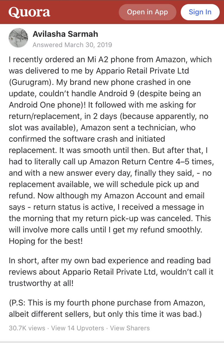 Is this what you’ll are supposed be about #AmazonIndia....Amazon here is looting customers and I’m a victim of this now!...Don’t reply with a “we will get back to you soon!”....<a href="/JeffBezos/">Jeff Bezos</a> :Reputation is highly at stake sadly after being an ardent user!...
#jagograhakjago