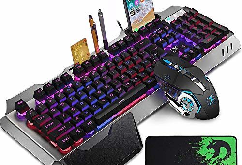warehouseoffers's tweet image. #LexonElec Gaming Keyboard and Mouse Sets K618 Wired RGB LED Backlit 104 Keys Hand rest Usb Gamer Keyboard Metal + 2400DPI Optical 6 Buttons PC Game Mouse + Mousepad For #Laptop #Computer

More: warehousediscounts.net/l/6pv

#AT #Office