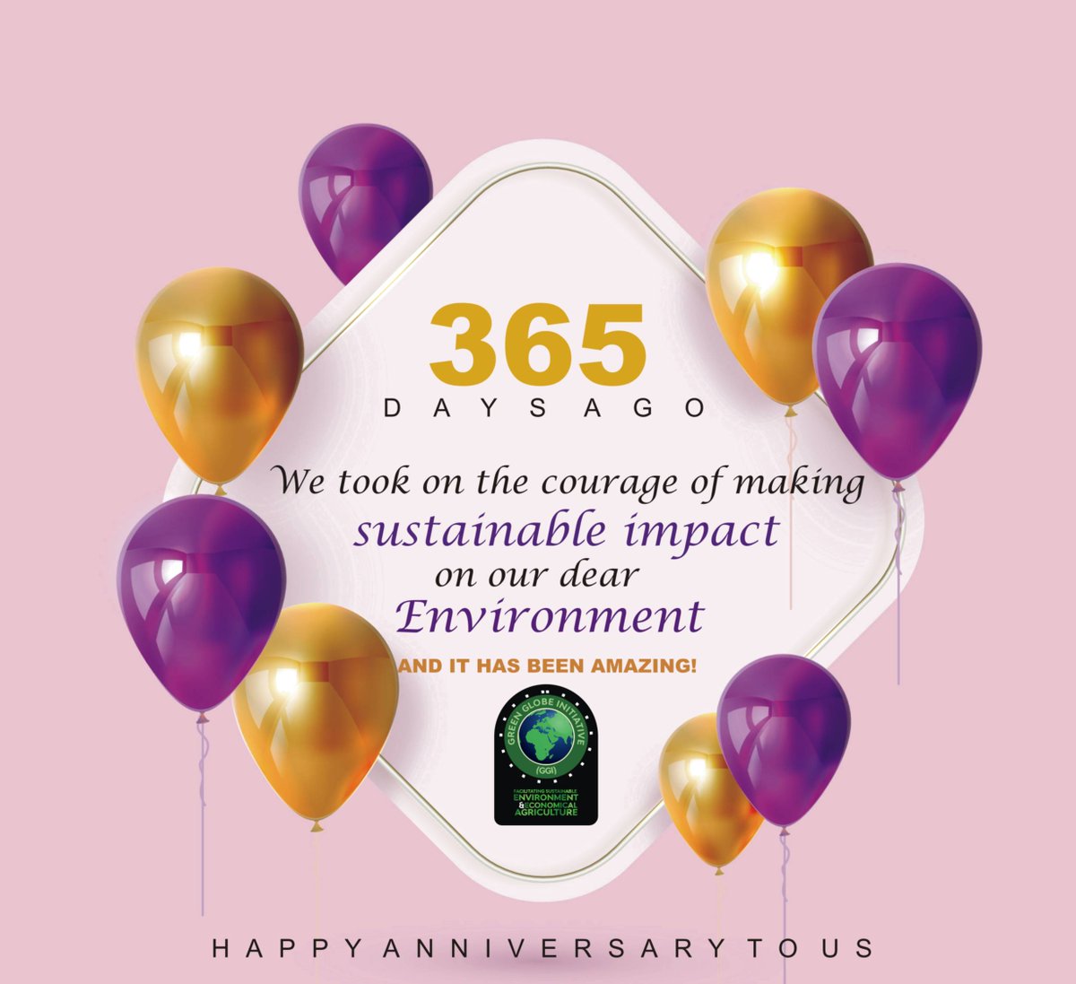 ggiclimate's tweet photo. It is our #PAPERJUBILEE,365 days ago,we #ACTIVATED the #PASSION for #CLIMATEandENVIRONMENTMATTERS into #ACTION,standing tall against all odds to facilitate #SustainableEnvironment for #HUMANS, #FLORA, #FAUNA and #ECOSYSYTEM. We are glad we are up!!! 
@Greenglobei22 @dheenylkhair https://t.co/vNCXtVLtPm
