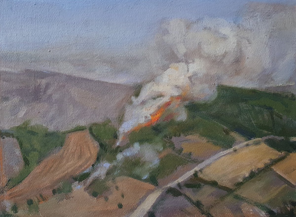timur_celik's tweet photo. "fire" , 2020 #oiloncanvas #timurcelik https://t.co/gd1W2xvflO