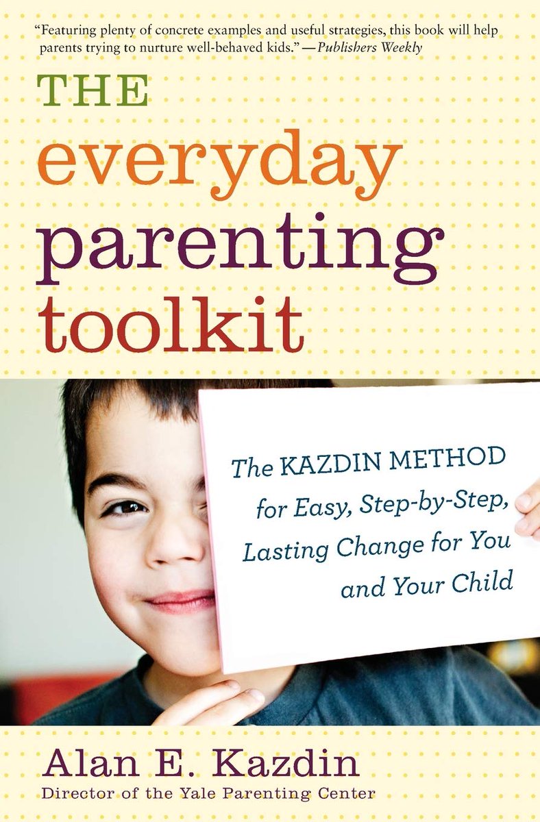 [15] Un livre en anglais, "The everyday parenting toolkit" d'Alan E.Kadzin. Un livre qui donne des outils pour "résoudre" des situations du quotidien dans le calme, le respect de chacun..