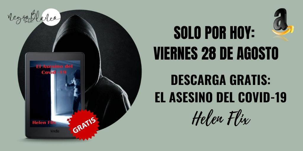 chicachick_2's tweet photo. @HelenFlix autora de: EL ASESINO DEL COVID-19
Ha dejado este libro GRATIS SOLO POR HOY
📱https://t.co/fStILerGhu
Descarga GRATIS y LEGAL solo en AMAZON
#queleer
#Amazon
#gratis
#free
#booksfree
#book
#writer
#booklove https://t.co/PHMcCSVQJv