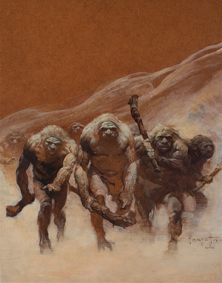 Frank Frazetta. 'Neanderthal'