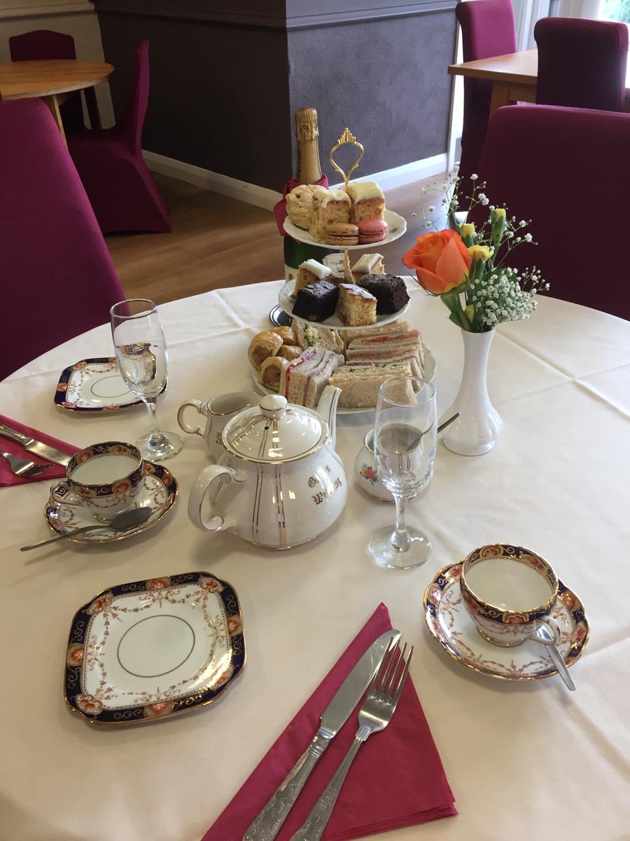 Come and enjoy a Beautiful Afternoon Tea here with us £15 per person call to book your place on 01745 590978/590217