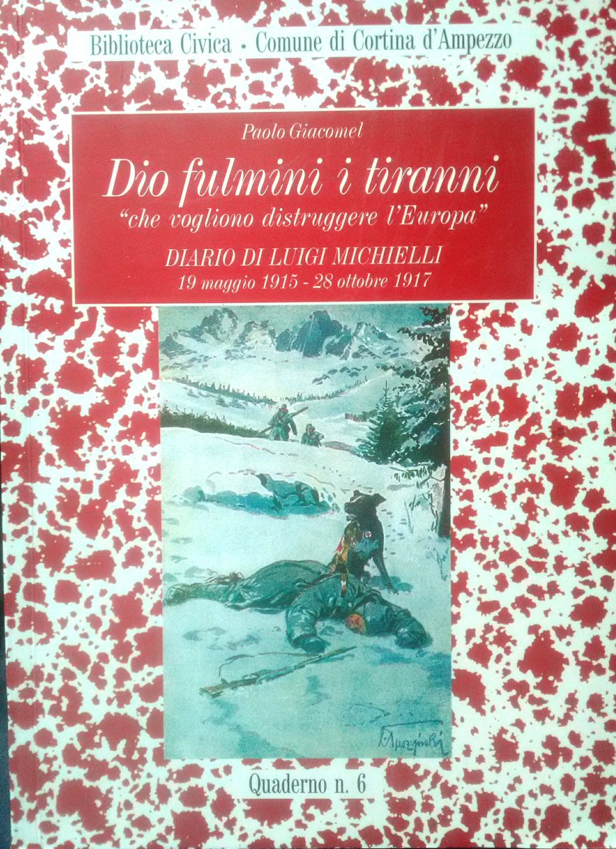 andyblanck1's tweet photo. other nice book about a war diary of an Austrian standschutze, but of Italian language. He fights on the Dolomites in the area Cortina d'Ampezzo. Interesting!
#ww1books #dolomitifront https://t.co/e1U7XA10xd
