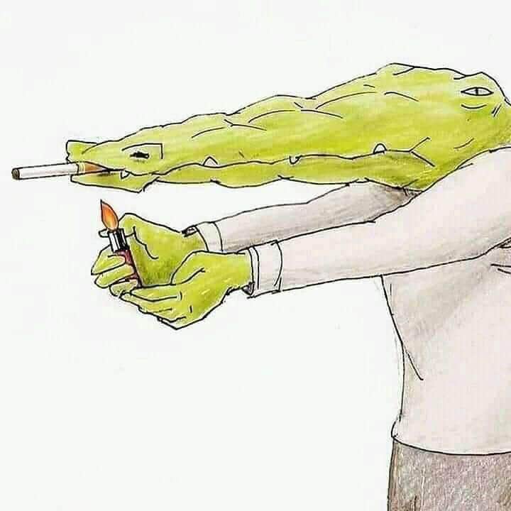 Jangan jadi buaya deh, ntar lo repot sendiri.